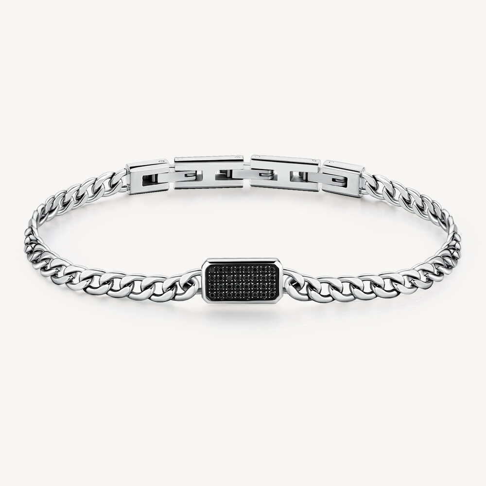  Ink bracelet, steel, black zirconium - BIK114 - Brosway Italia