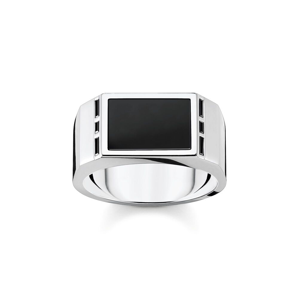 Bague argent, onyx