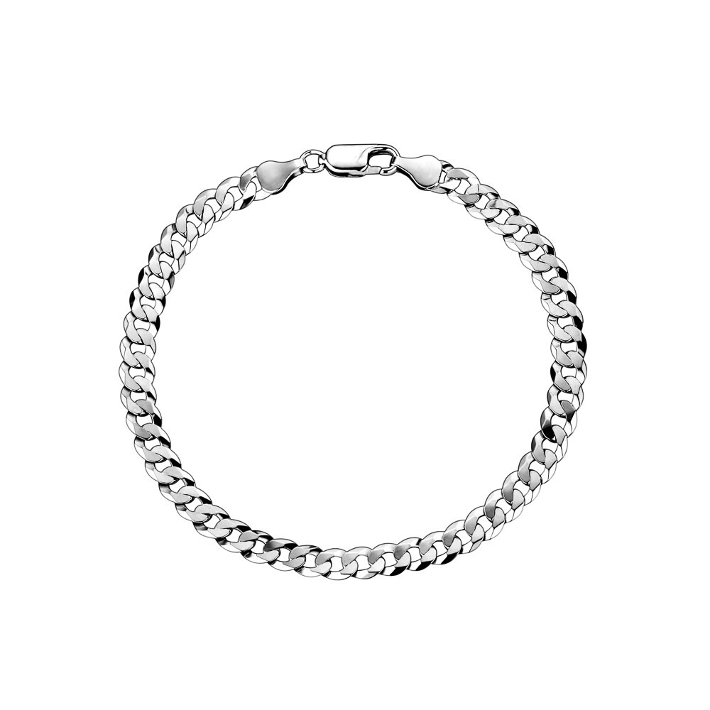 Bracelet gourmette, argent - B2924 - Création Gl