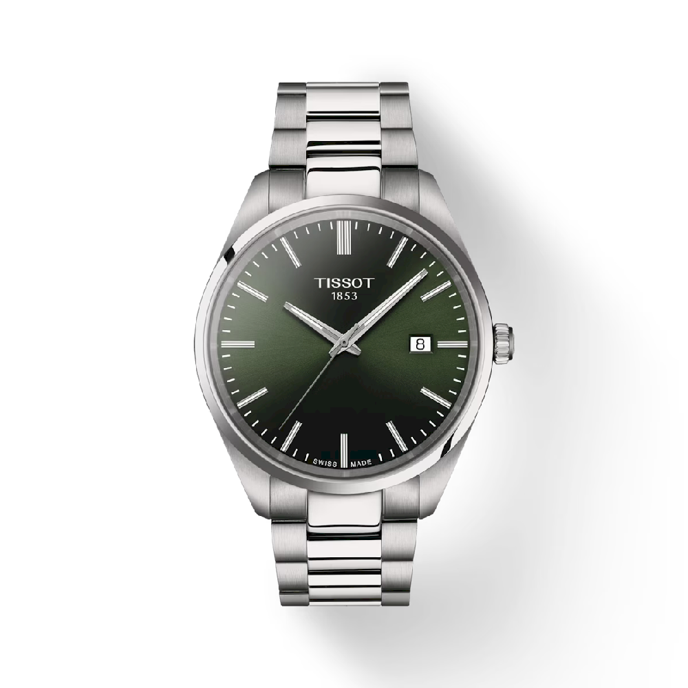 Montre pour homme acier et cadran vert, PR100 - T150.410.11.091.00 - Tissot