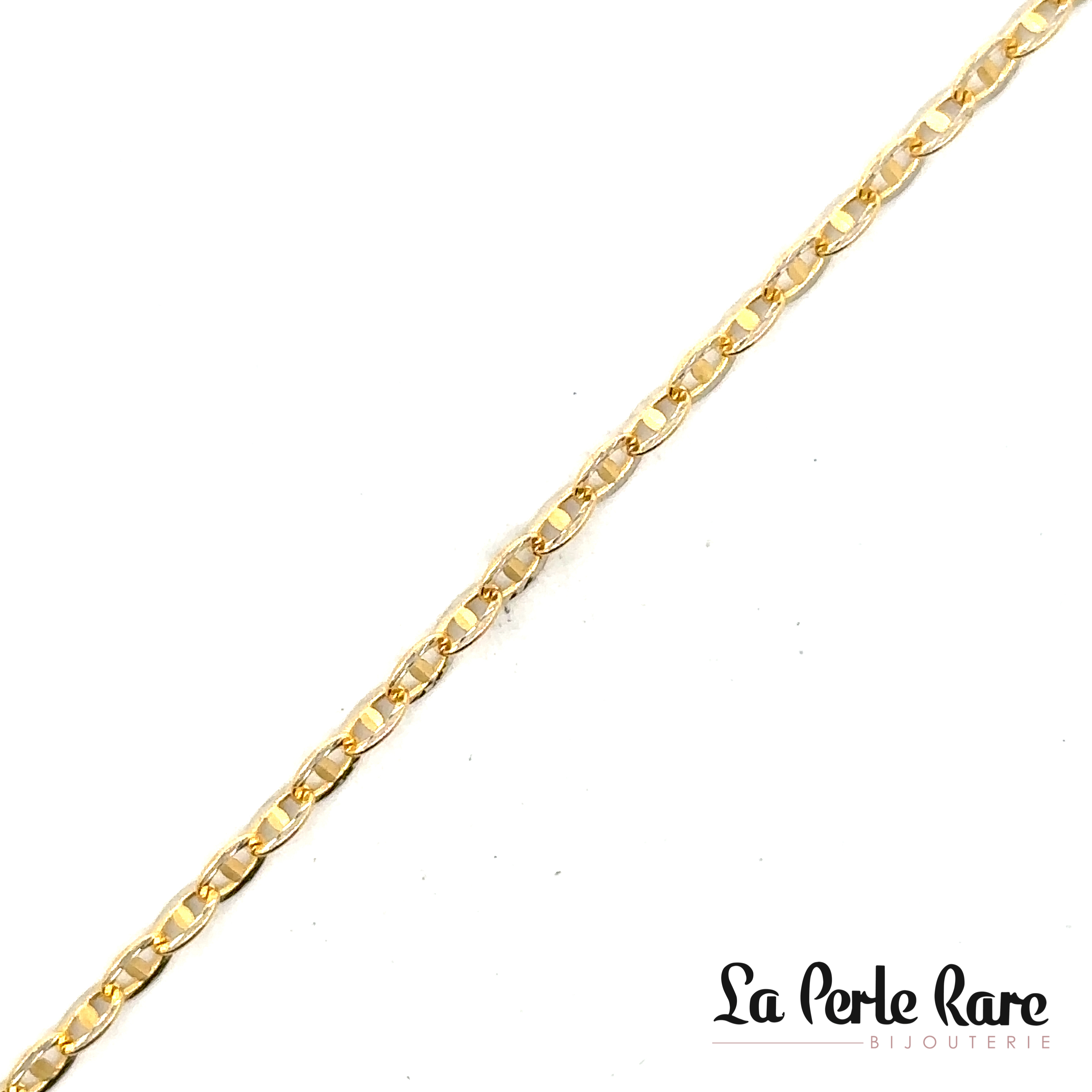 Marine link bracelet, yellow gold - LPR-2230-7.5 - Exclusivity