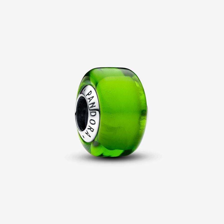  Silver bead, green Murano glass - 793106C00 - Pandora