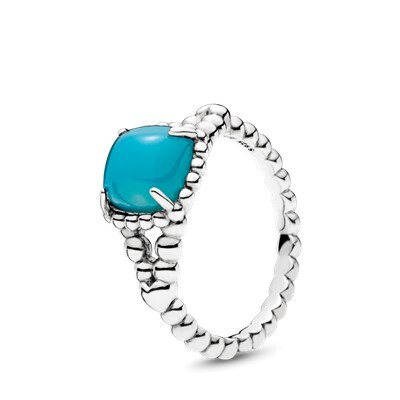 Bague esprit vivant, cristal bleu océan - 197188NSC-52 - Pandora