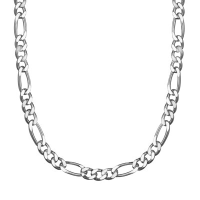 Chaîne de cheville figaro, argent - N3108-A - Création Gl