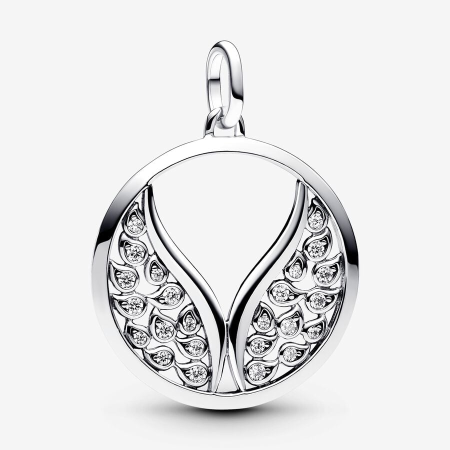 Bille surdimentionnée ailes, argent, zircons, Pandora Me - 793371C01 - Pandora