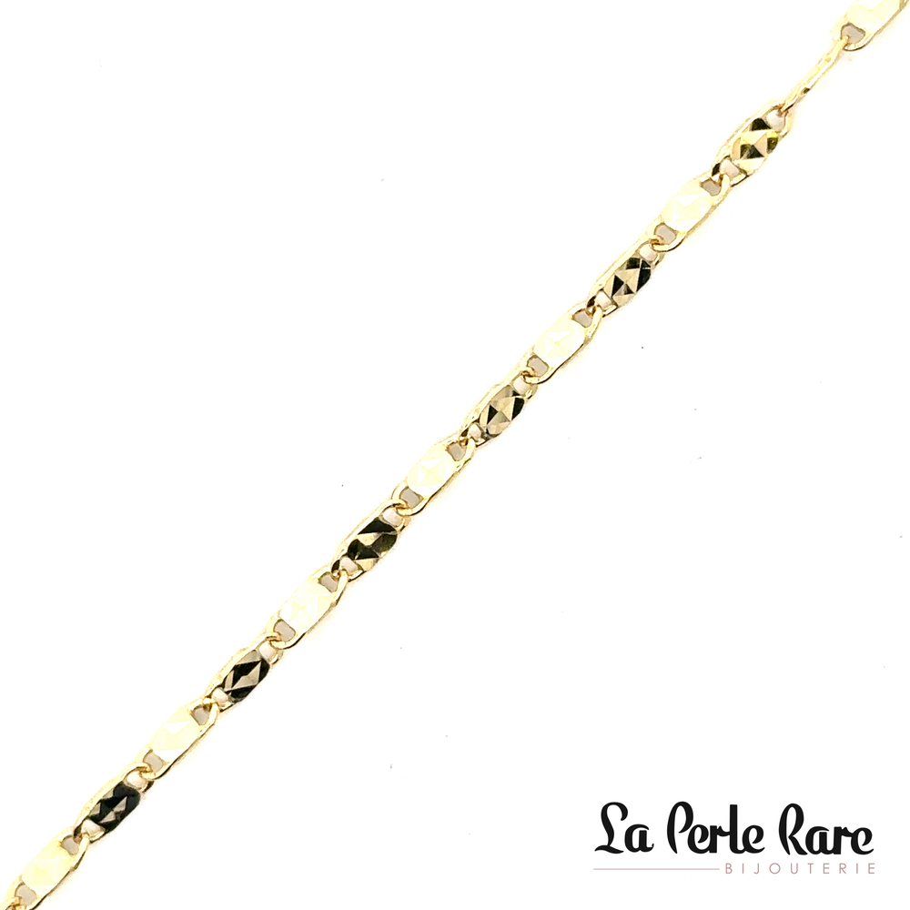 Yellow gold anklet - LPR-2254-10 - Exclusivity