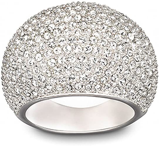 Metal, white stone ring - 1156314 - Swarovski