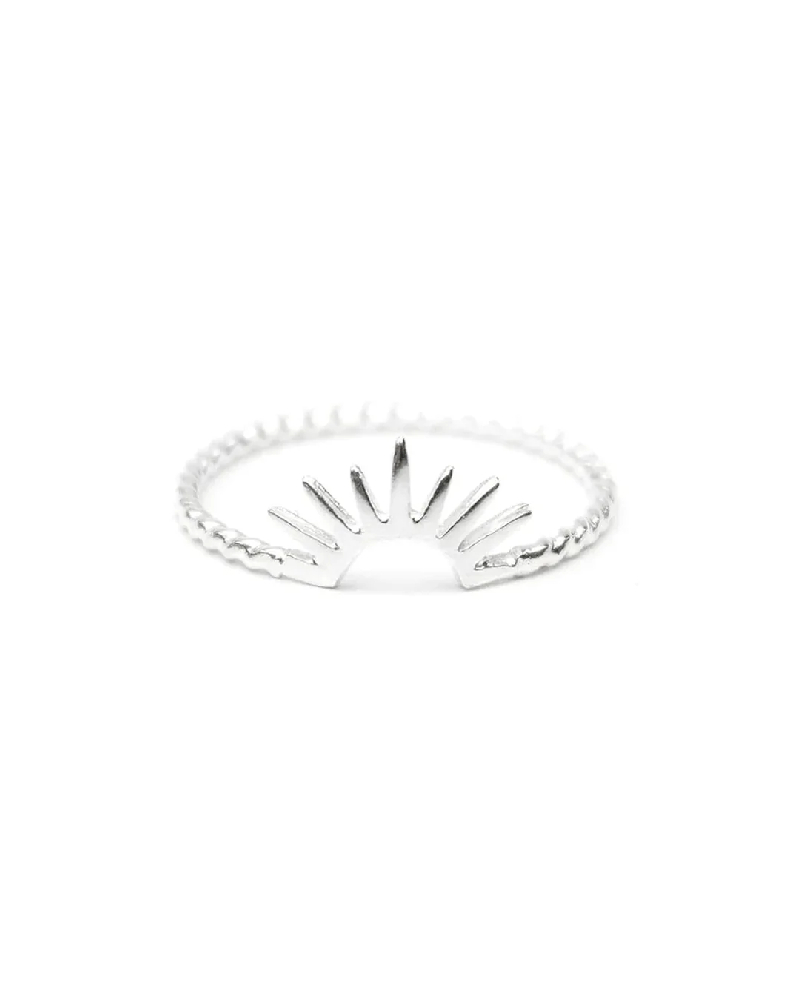 Bague croissant de soleil, argent - NAZAR-S-6 - Welldunn