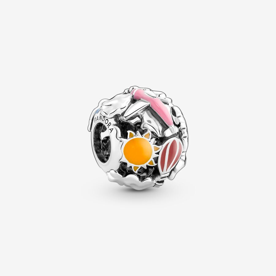 Bille s'envoler, arc-en-ciel et voyage, argent - 791695C01 - Pandora