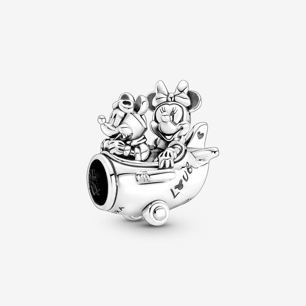 Bille mickey et minnie mouse en avion de disney, argent - 790108C00 - Pandora