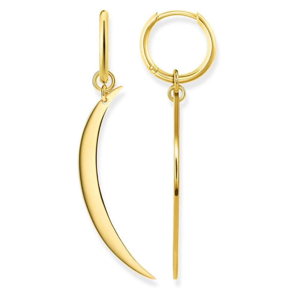 18 kt yellow-plated gold dang. earrings - CR628-413-39 - Thomas Sabo