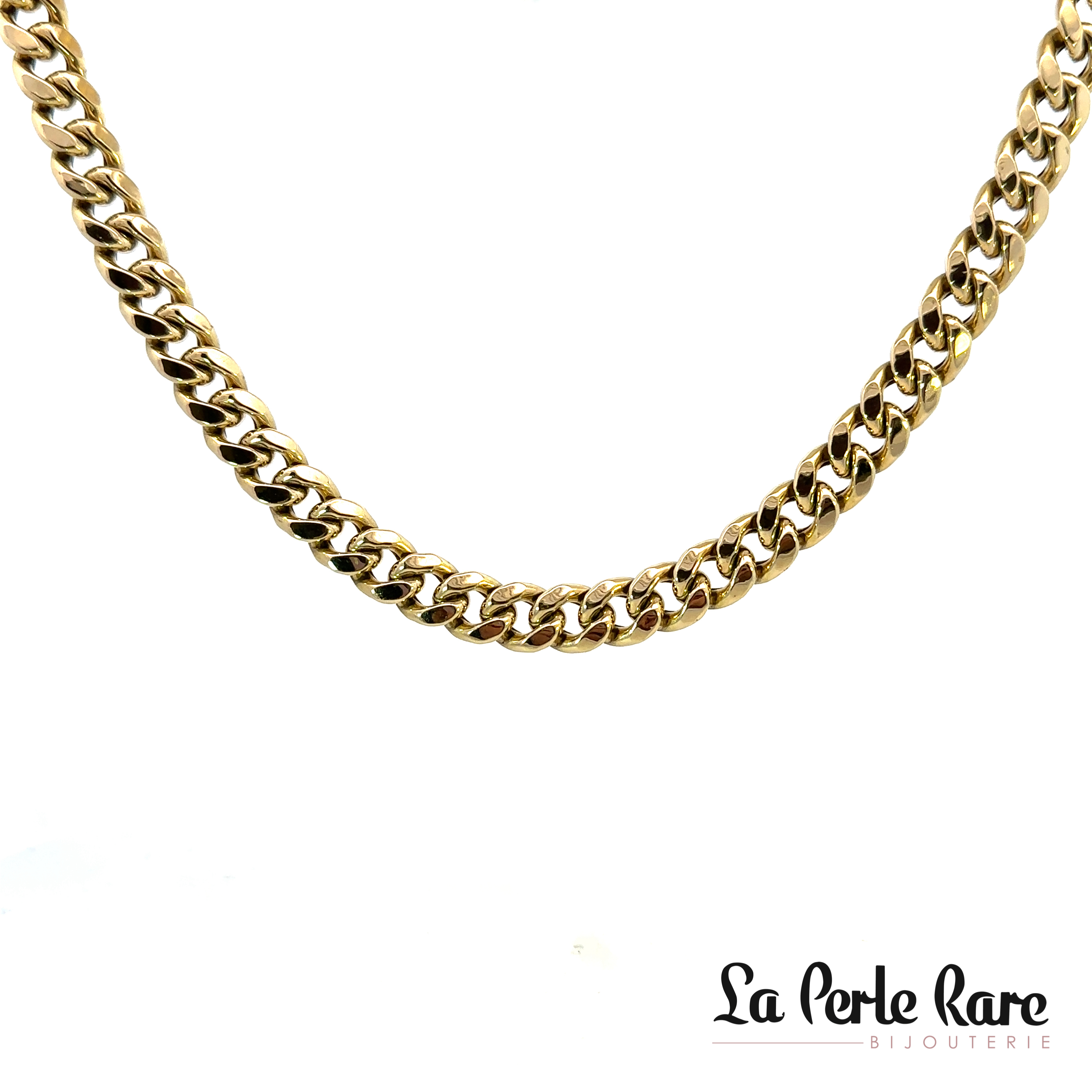 Yellow gold curb chain - LPR-2154-20 - Exclusivity