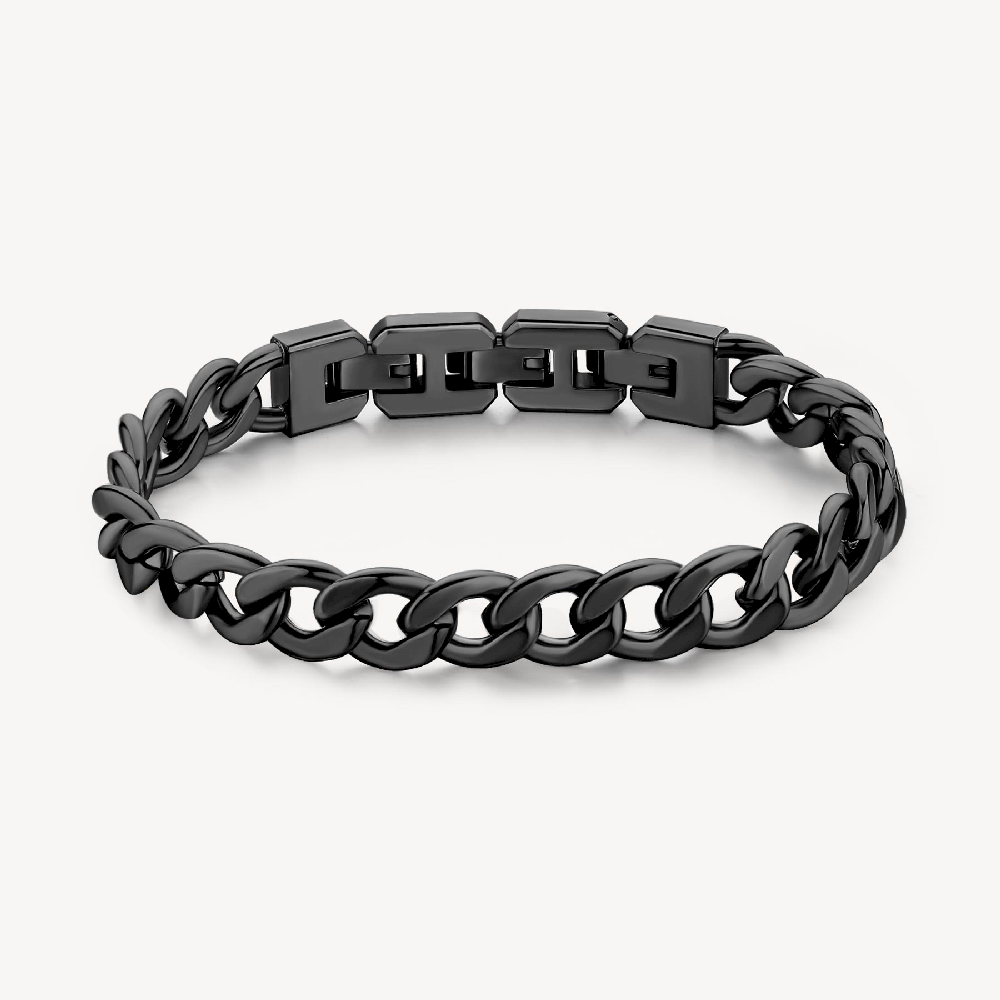 Bracelet gourmette, acier inoxydable noir - BIK98 - Brosway Italia