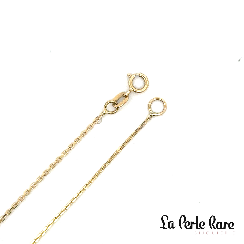 Collier or jaune 10 carats, perles - LPR-2567-16 - Exclusivités