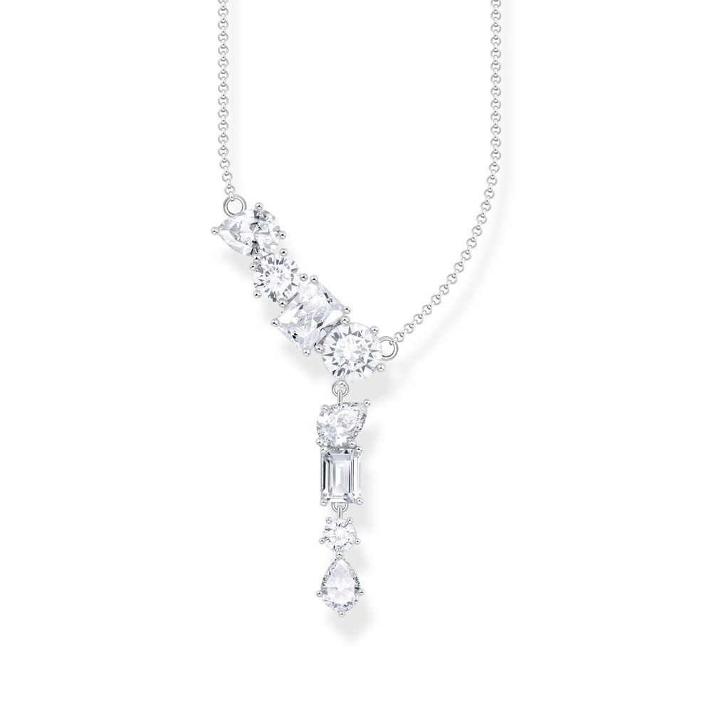 Collier argent, zircons - KE2194-051-14-L45V - Thomas Sabo