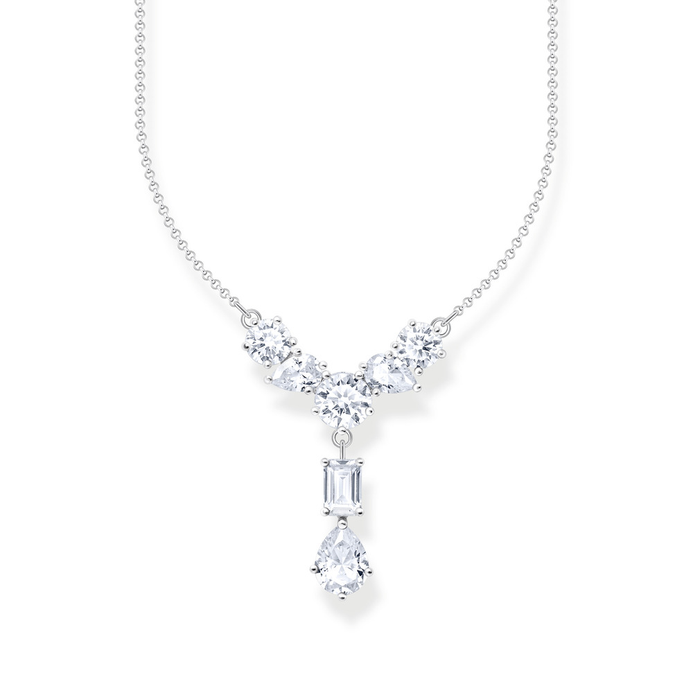 Collier argent, zircons - KE2195-051-14-L45V - Thomas Sabo