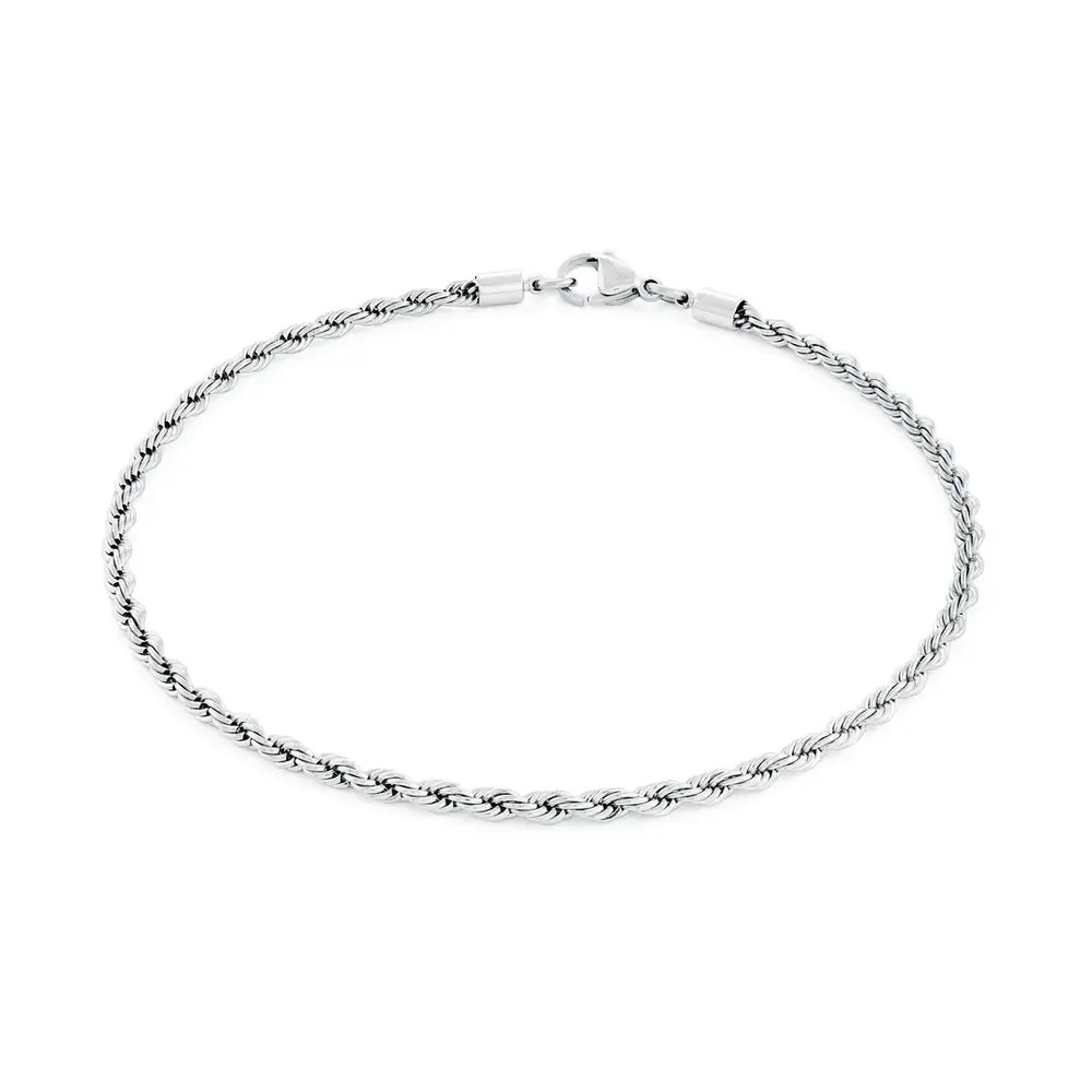 Bracelet torsade, acier - SPN35-7.25 - Italgem Steel