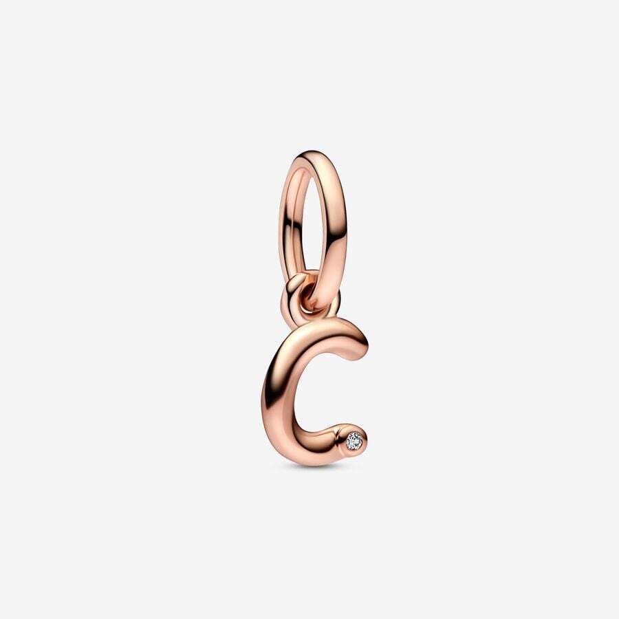 Bille lettre c, zircon, Pandora Rose - 782472C01 - Pandora