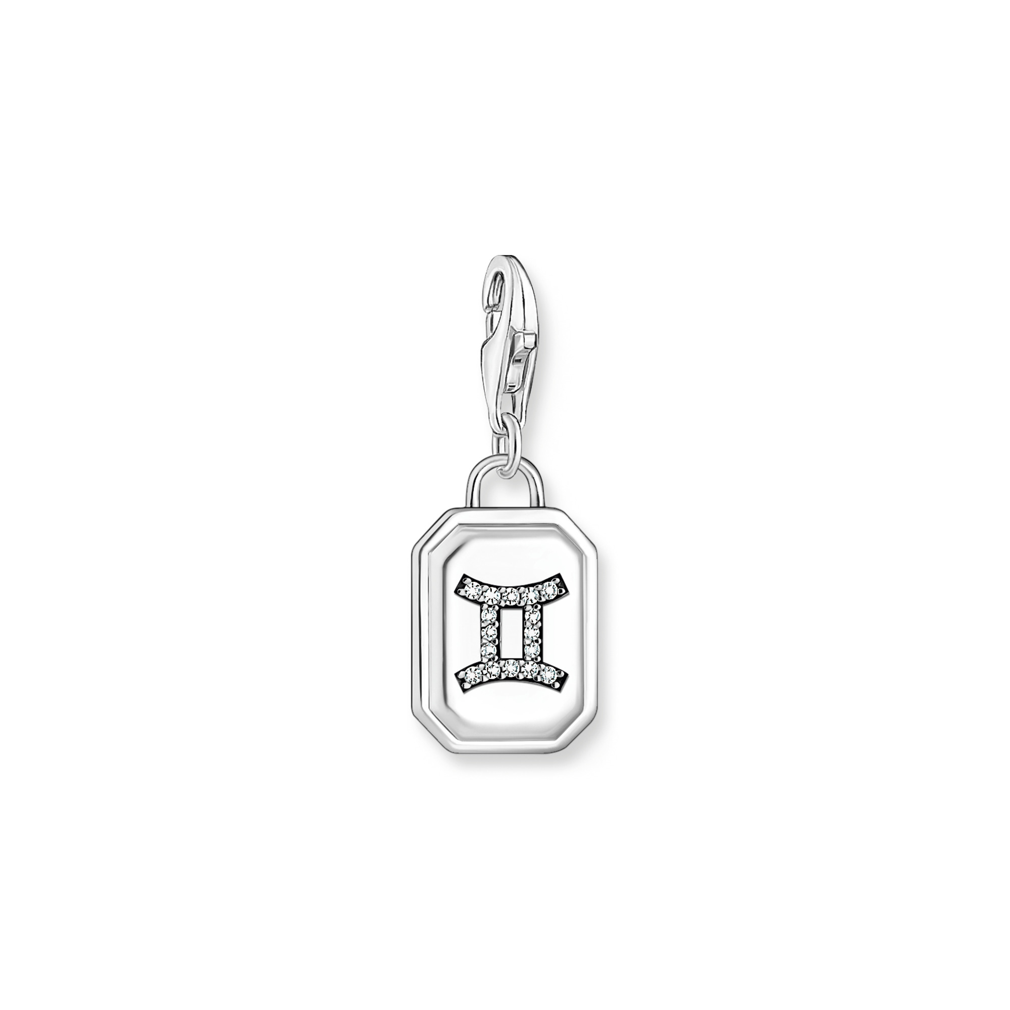 Gemini zodiac charm in silver with zirconia - 2145-643-21 - Thomas Sabo