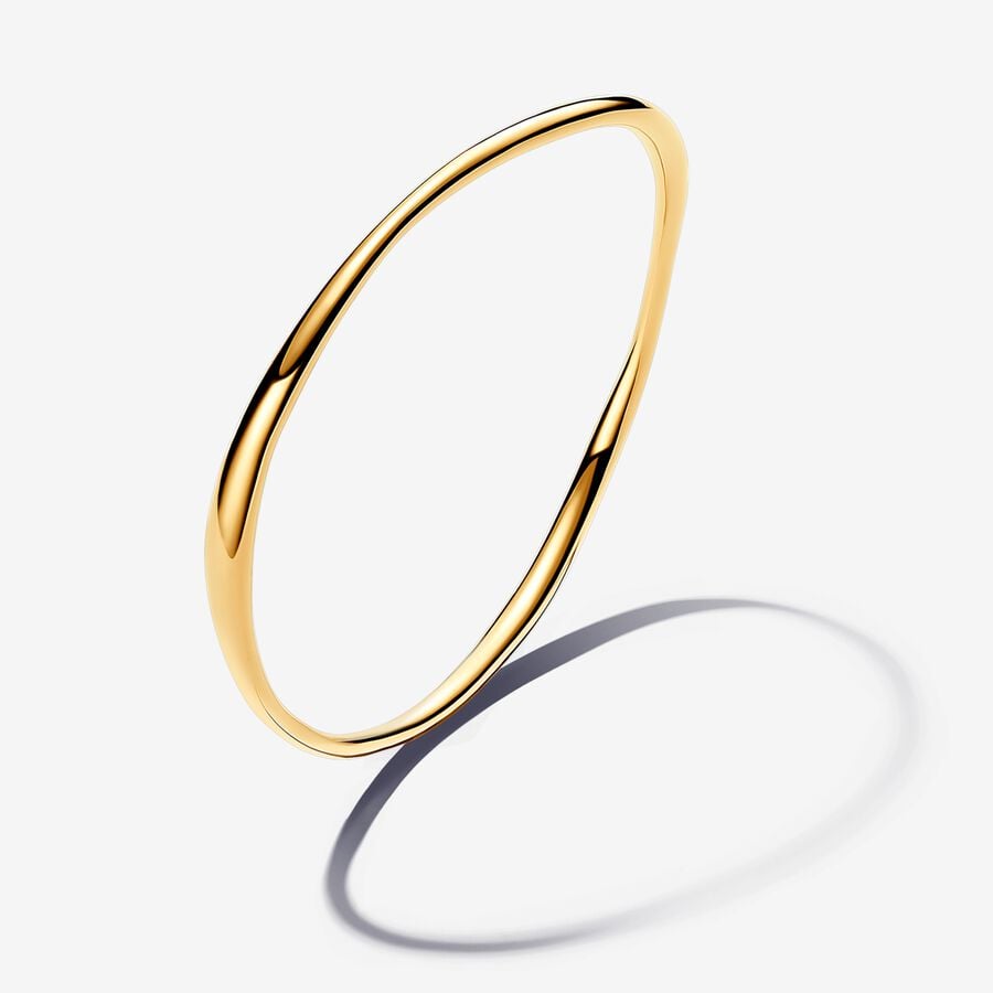 Bangle bracelet, gold metal - 563317C00-S2 - Pandora