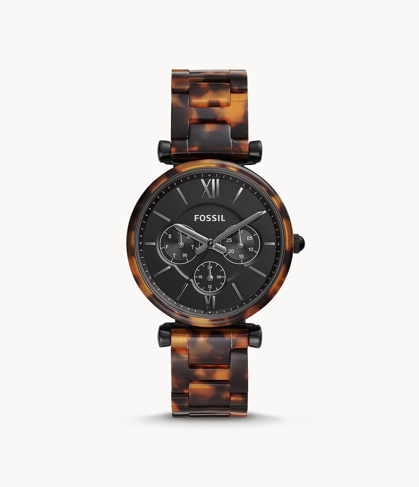 Women's tortoise acetate watch - ES4659 - Fossil