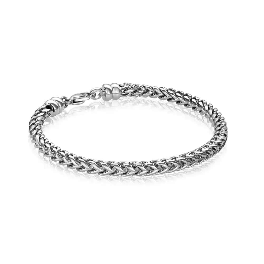 Bracelet franco, acier - SMB233 - Italgem Steel