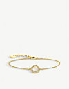 Cz and golden silver circle brac. - A165241414L19V - Thomas Sabo