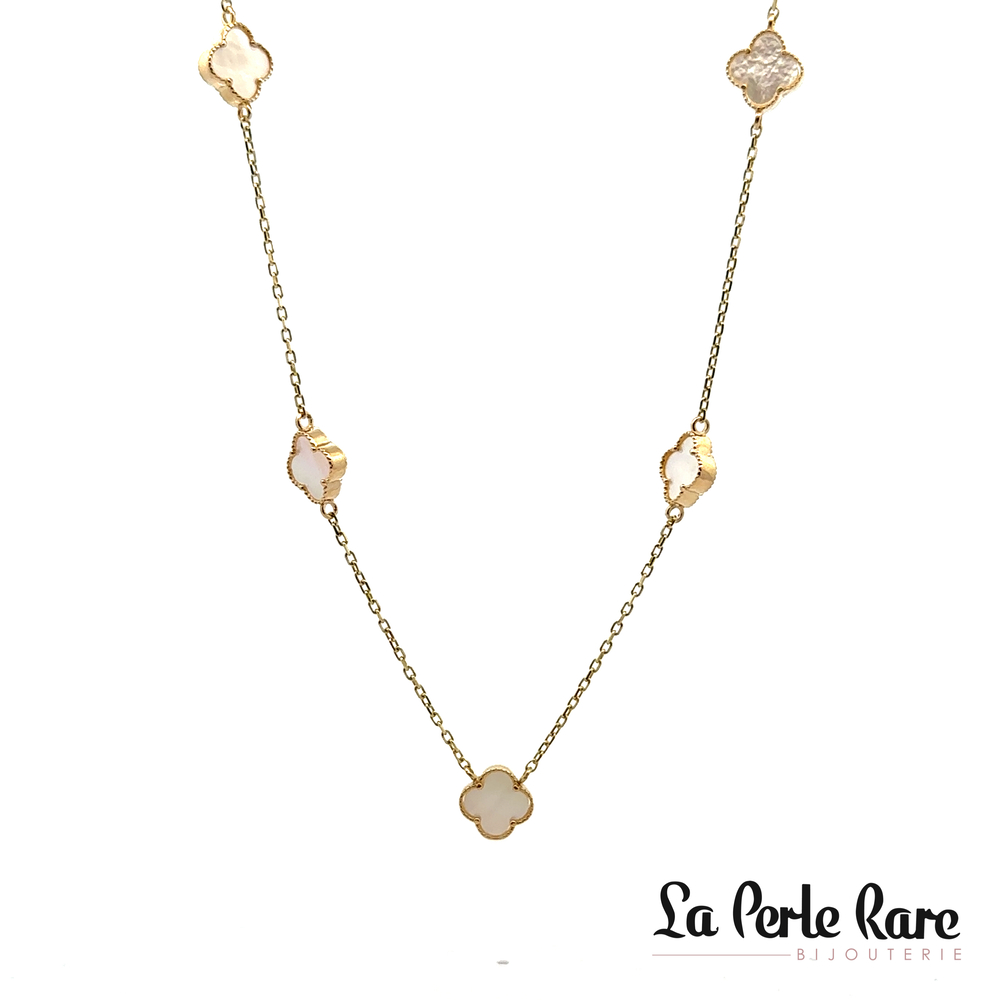 Collier or jaune, nacre de perle - LPR-2285-CO - Exclusivités