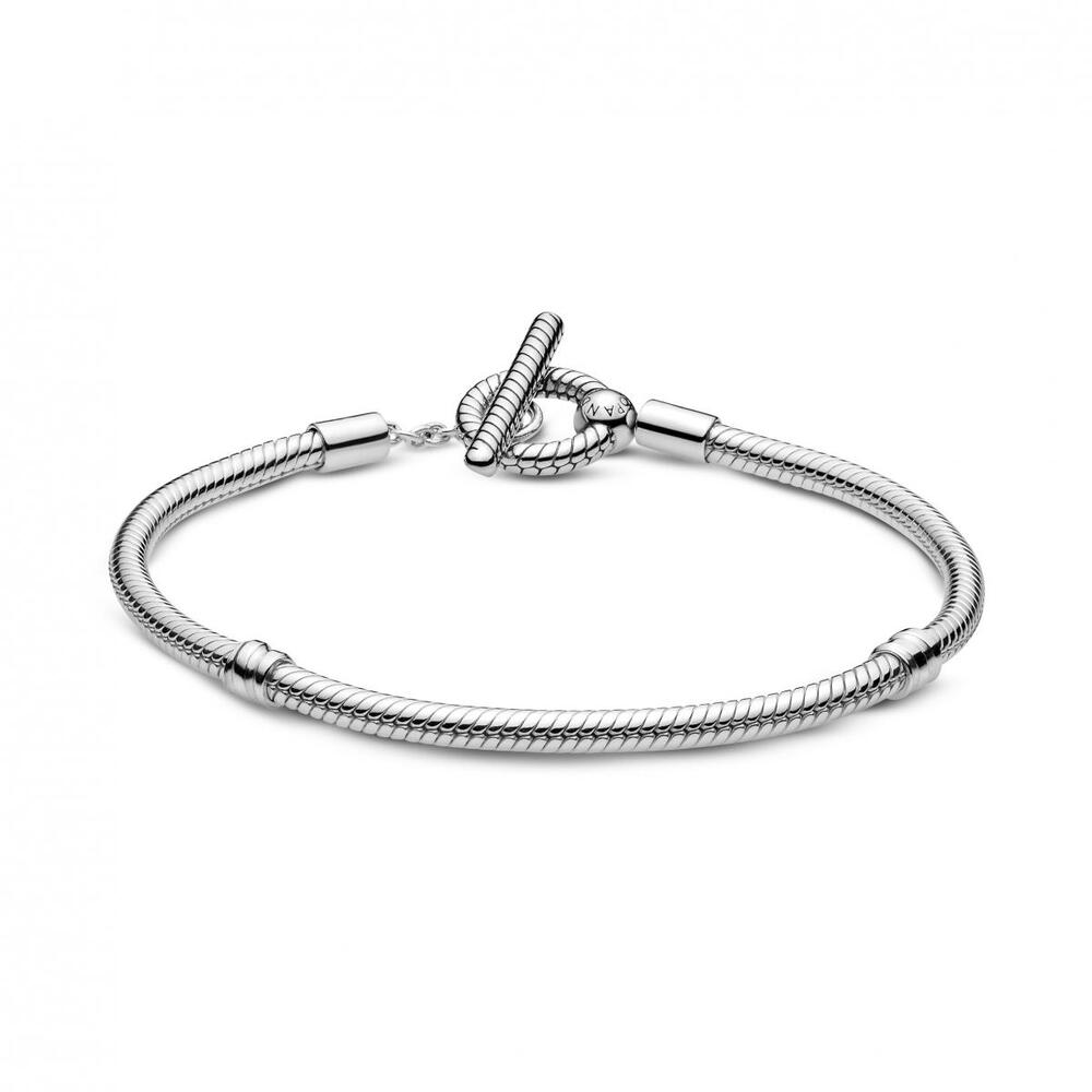 Bracelet barre en t, pandora moments - 599082C00-19 - Pandora