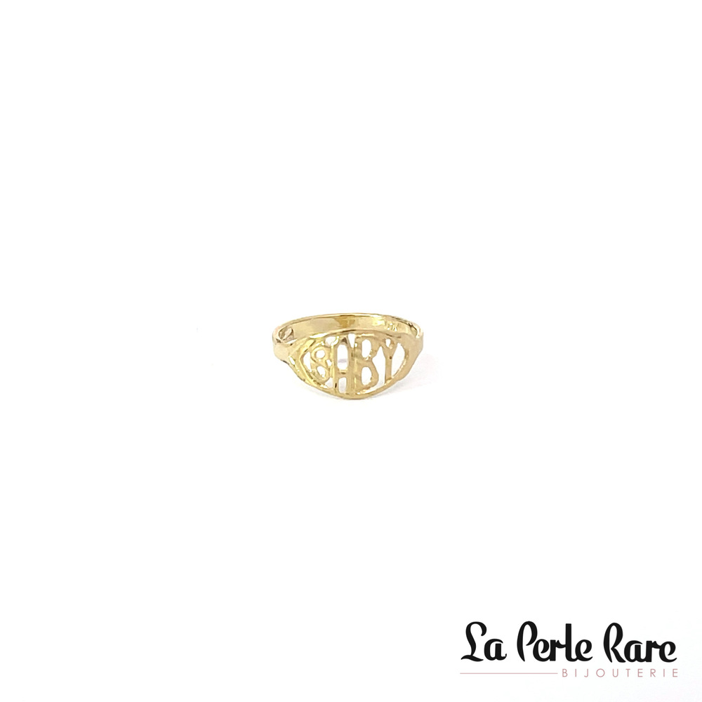 Bague Baby, or jaune 10 carats - LPR-1853 - Exclusivités