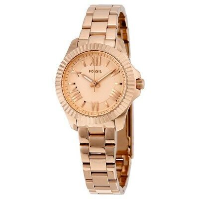 Women's pink steel watch