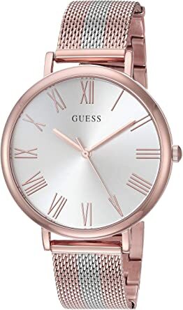  Stainless steel watch, two-tone (rose/white) - U1155L4 - Guess