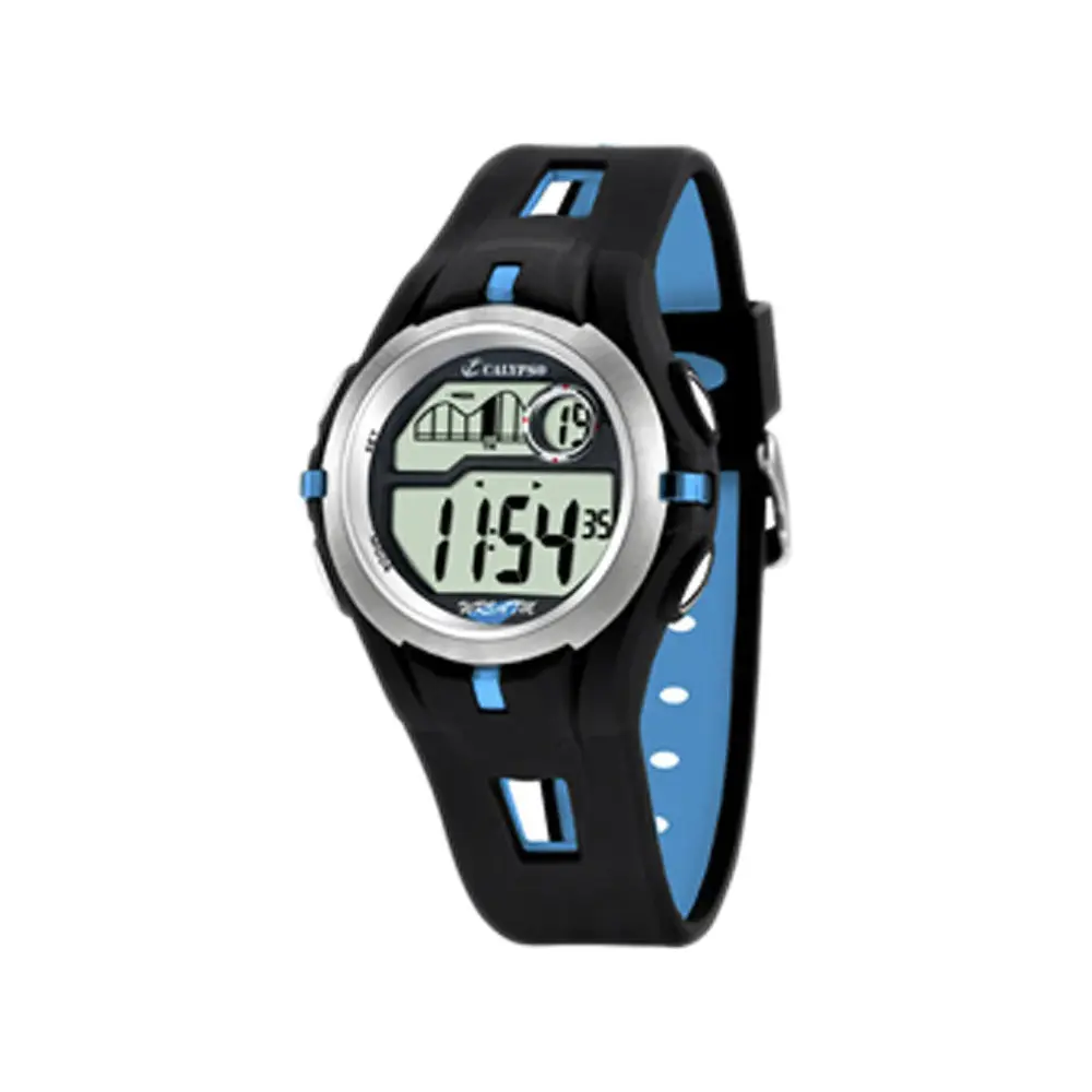 Montre silicone noir/bleu - K5511-2 - Calypso Watches