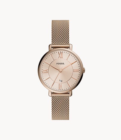 Montre acier doré fond rosé - ES5120 - Fossil