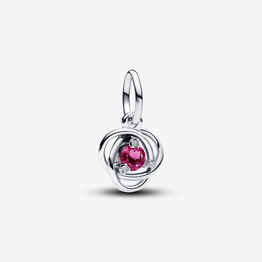 Bille cercle éternel, argent, cristal rose - 793125C10 - Pandora