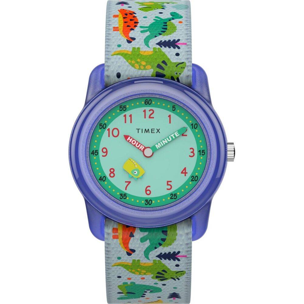 Montre dinosaures nylon et plastique multicolores