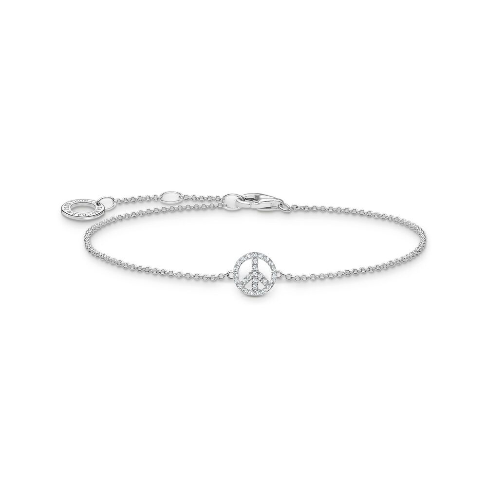 Bracelet peace argent, zircons - A2083-051-14-L19V - Thomas Sabo