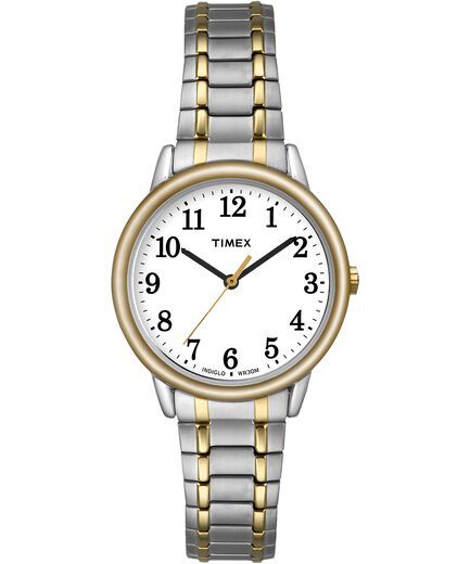 Montre extensible acier 2 tons (blanc/jaune) - TW2P78700GP - Timex