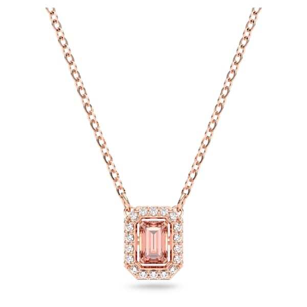 Collier métal rosé, cristaux blancs/rose - 5614933 - Swarovski