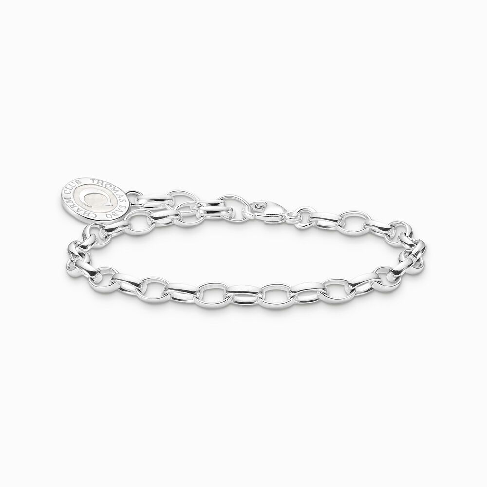 Bracelet argent, émail blanc - X0287-007-21-L17 - Thomas Sabo