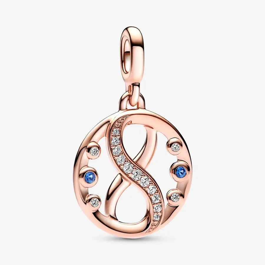 Bille infini, pandora rose, zircons, cristaux, pandora me - 782696C01 - Pandora