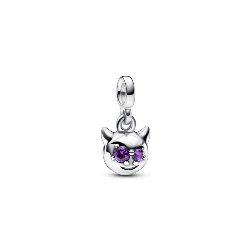 Mini petit diable pandora me, argent, émail et cristal mauve - 792294C01 - Pandora