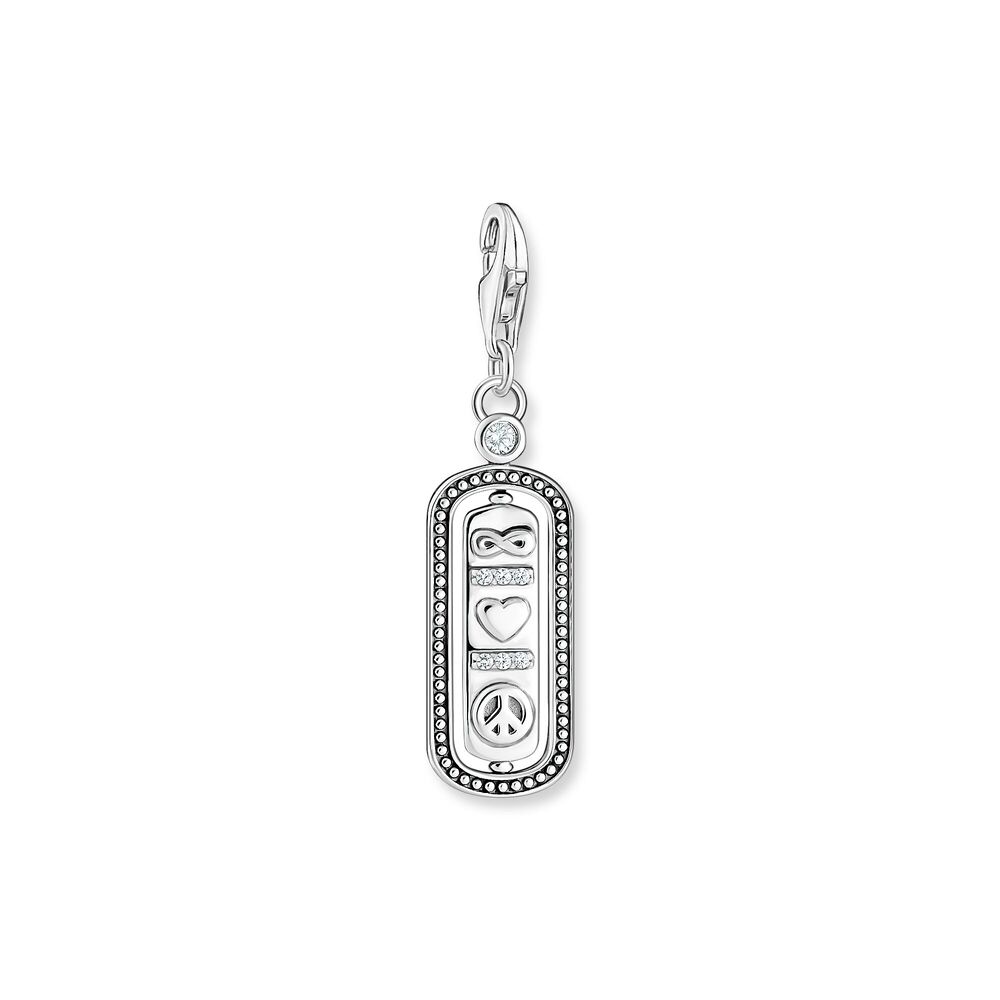 Pendentif charm peace and love argent - 1883-643-14 - Thomas Sabo