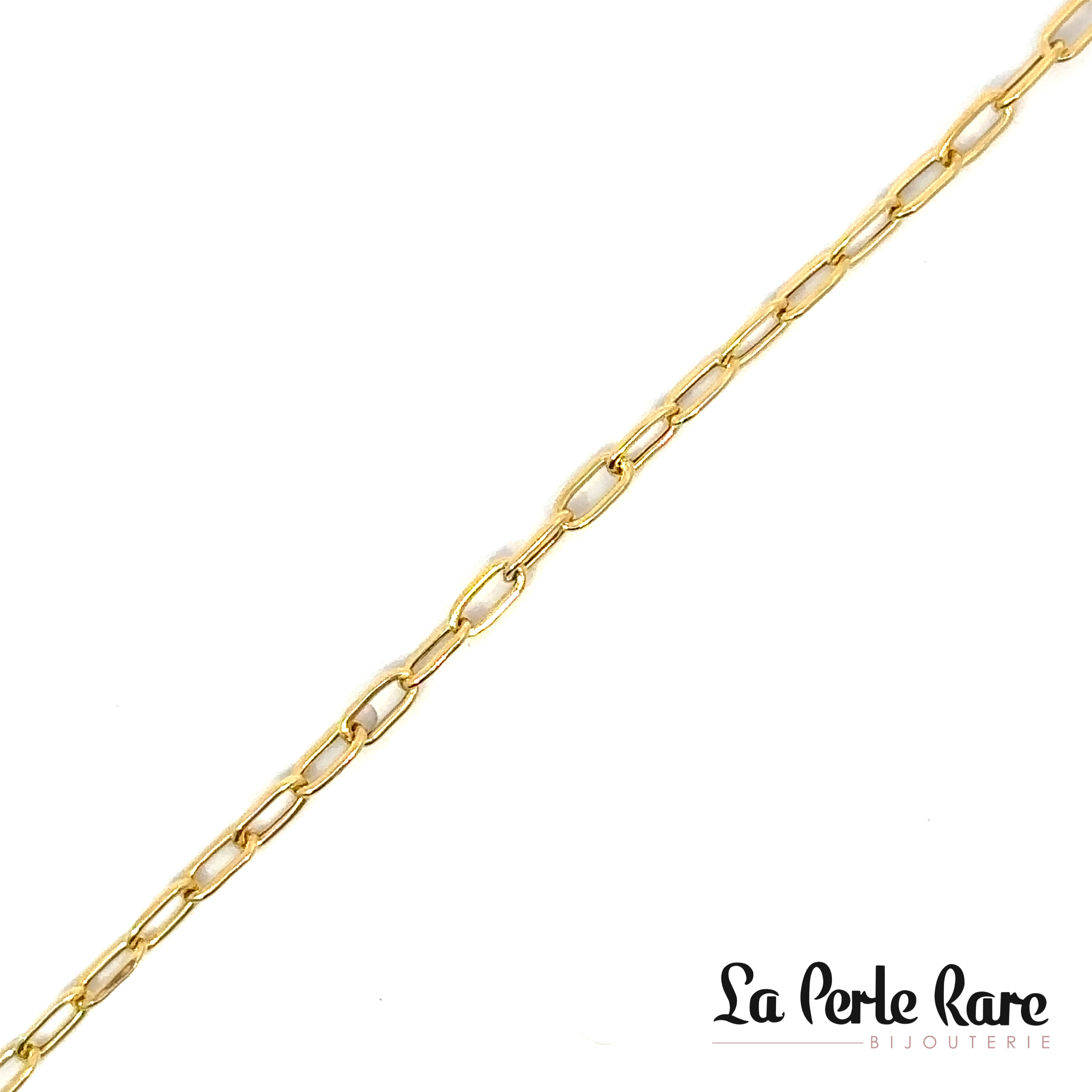 Yellow gold anklet chain - LPR-2353-10 - Exclusivity