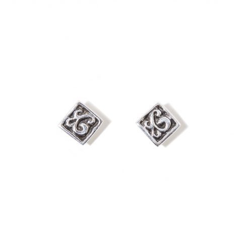 Boucles d'oreilles fixes Dentelle, argent