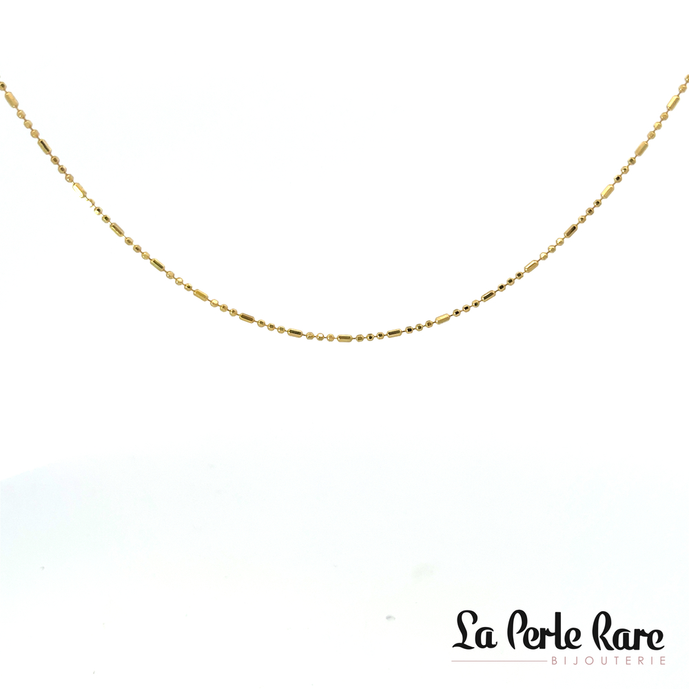 Yellow gold mirror log chain - 2015-20 - Exclusivity