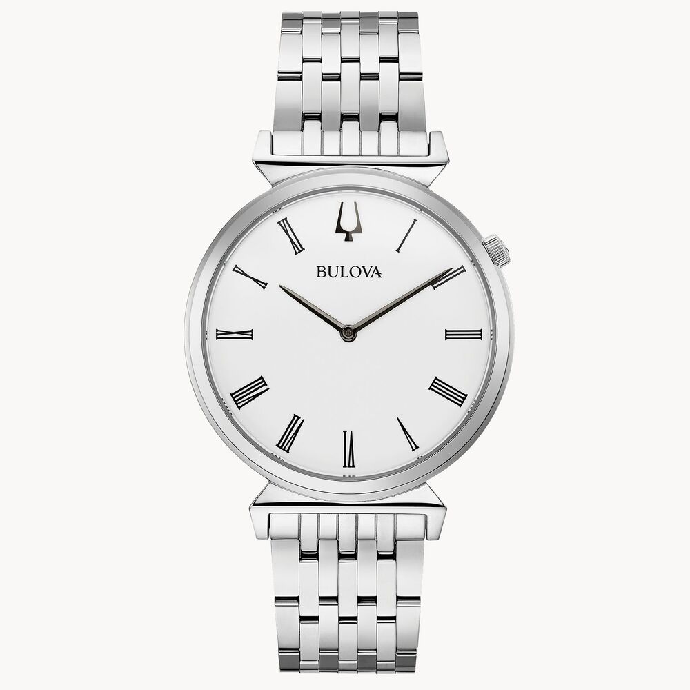 Montre acier, fond blanc - 96A232 - Bulova