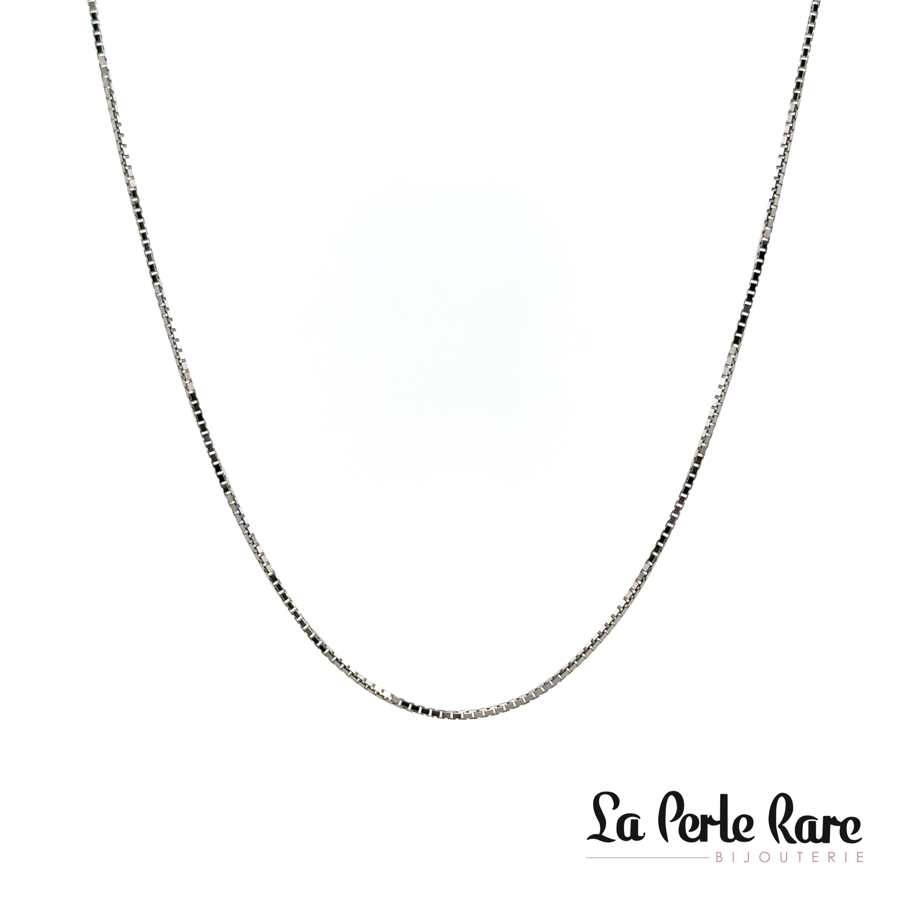 Venetian chain, white gold - LPR-2356-16 - Exclusivity