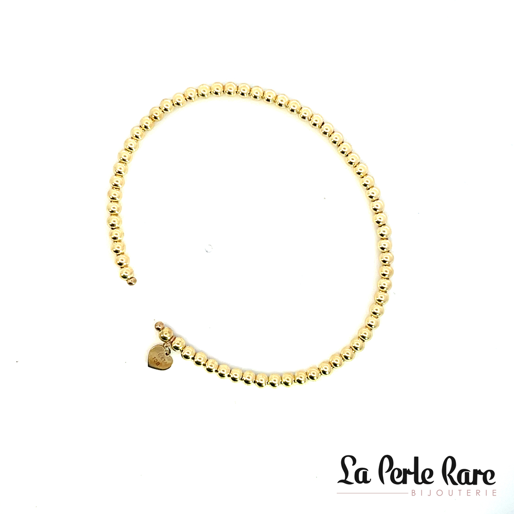 Yellow gold rigid bracelet - LPR-2099 - Exclusivity