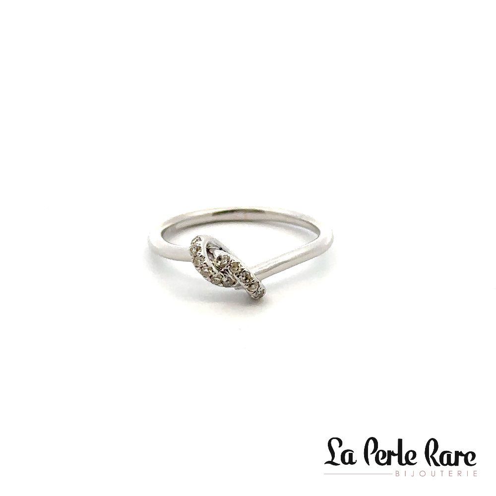 Bague or blanc 10 carats, 10 points de diamants total - SKR42973-10NJ - Exclusivités